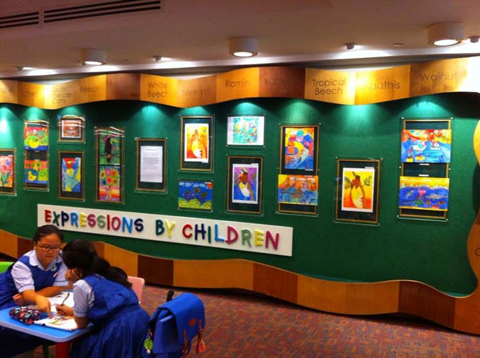 Crestar Art Exhibition at Woodlands Civic Library