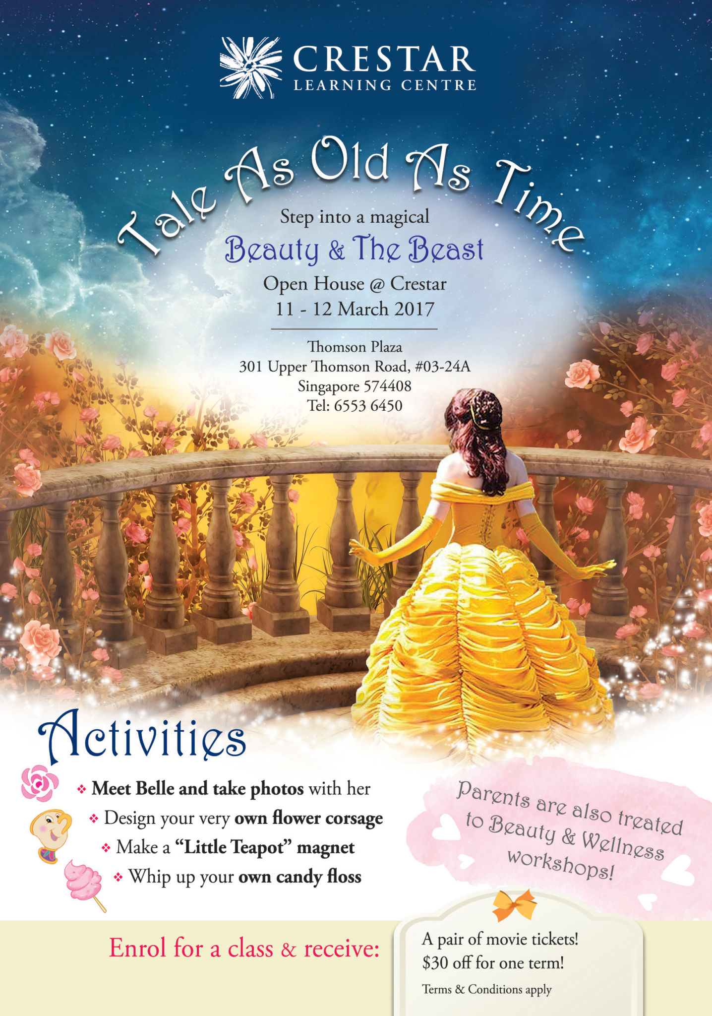 A Magical Beauty and The Beast Open House at Crestar