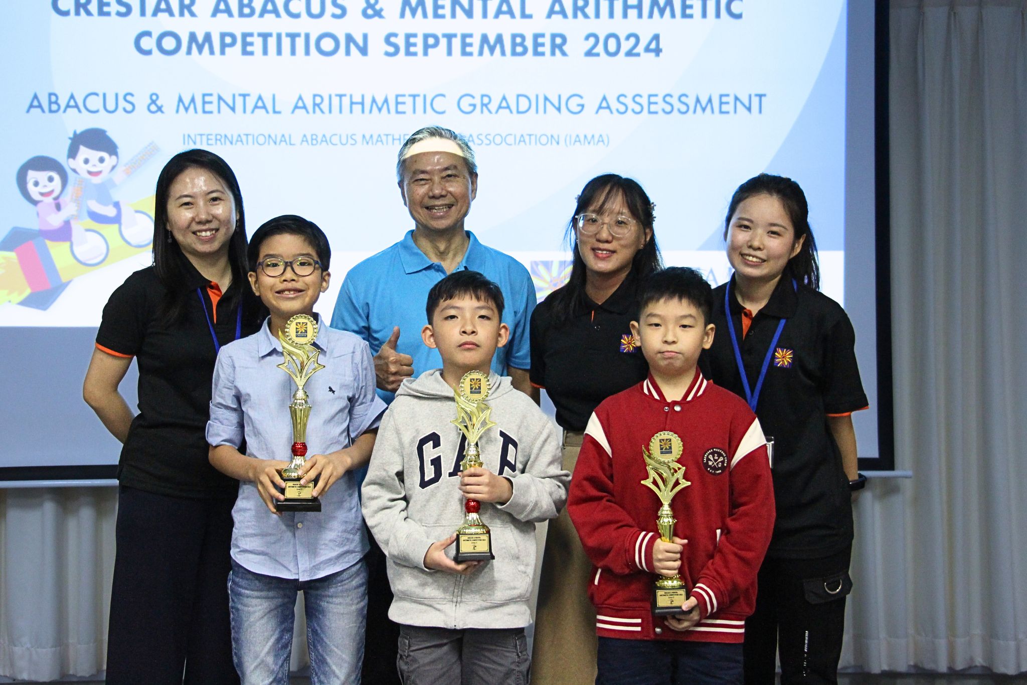 Group D 1st to 3rd prize